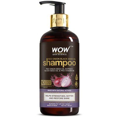 WOW Skin Science Onion Shampoo for Hair Growth and Hair Fall Control 300ml