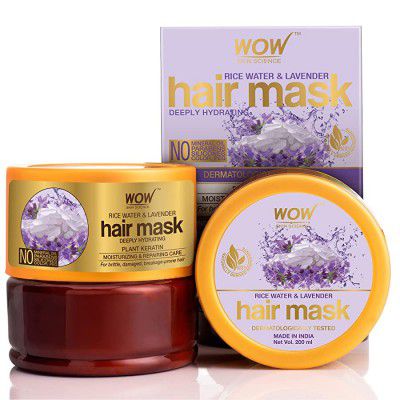 WOW Skin Science Rice Hair Mask with Rice Water - 200mL