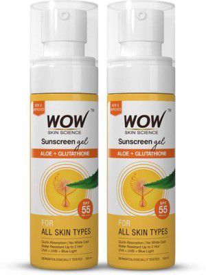 WOW SKIN SCIENCE Sunscreen (Pack of 2)  (200 ml)