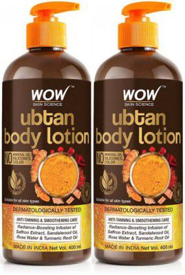 WOW SKIN SCIENCE Ubtan Body Lotion (800 ml)