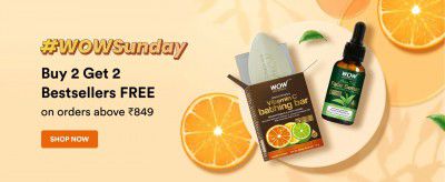 Wow Sunday BUY 2 GET 2 FREE above Rs. 849/-