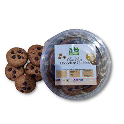 Wowmom Choco Chip Cookies, Made with Millet and Jaggery, Super Seeds and Oats