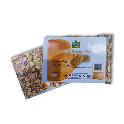 Wowmom Gluten Free Millet, Jaggery and Peanut Chikki, No Added Preservatives and Colours (75 gm)