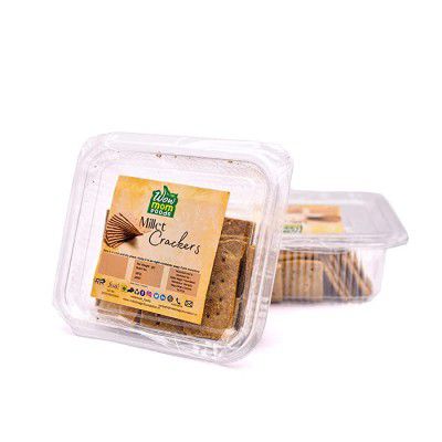 Wowmom Millet Cracker(Ragi/Finger Millet), Healthy Baked Crackers, Gluten Free