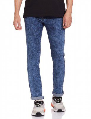 Wrangler Men's Skanders Slim Fit Low-Rise Jeans