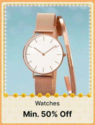 Wrist Watches @ minimum 50% off on Flipkart Big Billion Days 