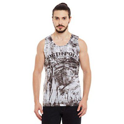 WYM Mens Printed Regular Vest (CSV109 S Multicoloured S)