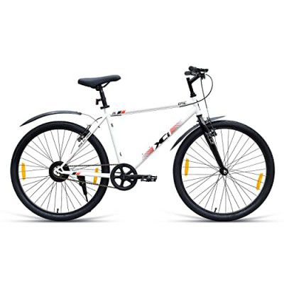 XCi Epic 26T Single Speed Hybrid Bike - White