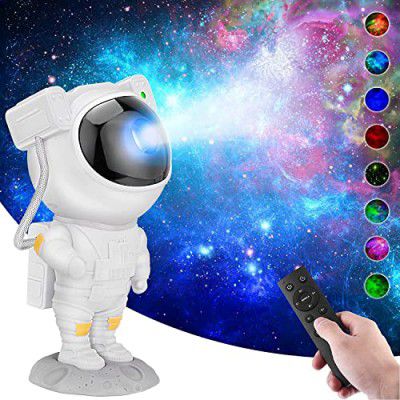 XERGY Astronaut Starry Projector 360° Adjustable Galaxy Space Projector Light with Remote Control Spaceman Night Light ?Suitable for Gaming Room, Home Theater, Kids Bedroom, Birthday Rakhi Gift