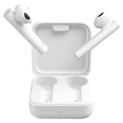 Xiaomi 2C BHR4353IN TWS Earbuds with Environmental Noise Cancellation (20 Hours Playback, White)