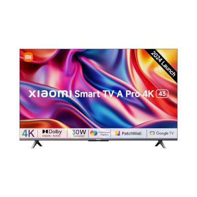 Xiaomi (43 ") A Pro 4K Dolby Vision Smart Google TV L43MA-AUIN (Black)