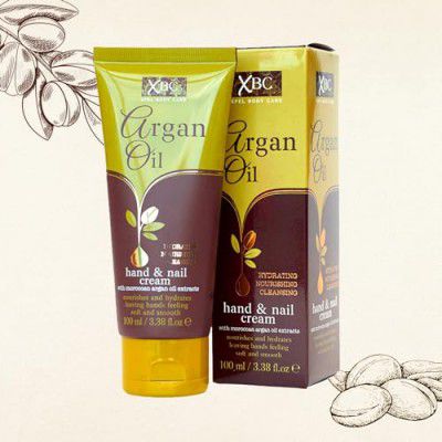 Xpel Marketing Argan Oil Hand & Nail Cream Soothing & Restoring, Reduces Nail Damage & Peeling Skin For Healthy Growing Nails, for Men & Women 100ml