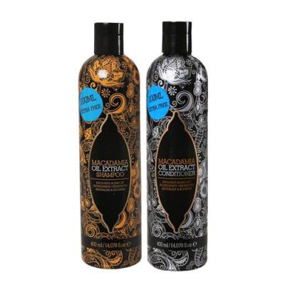 Xpel Marketing Macadamia Oil Professional Nourishing Shampoo & Conditioner, For Men & Women 800ml