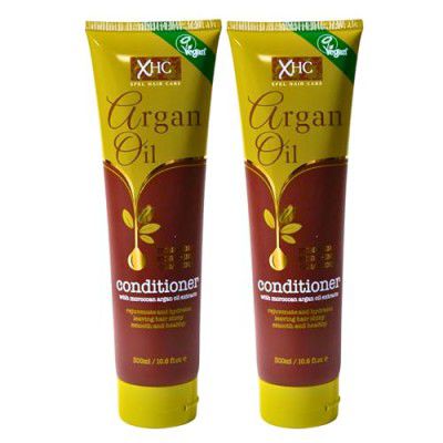 XPEL Moroccan Argan Oil Conditioner with Avocado Oil, Olive Oil & Coconut Oil, Moisturise & Nourish All Hair Types, Men and Women Pack of 2