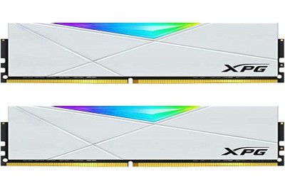 XPG DDR4 D50 RGB 16GB (2x8GB) 3200MHz PC4-25600 U-DIMM 288-Pins Desktop Memory CL16 Kit White (AX4U32008G16A-DW50)