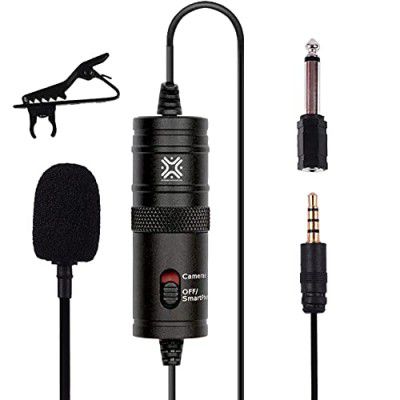 Xtreme Acoustics Professional Lavalier Lapel Collar Condenser Microphone (6 MTR)