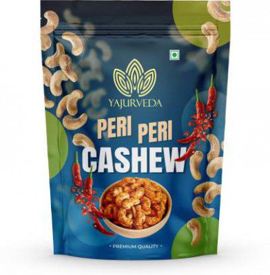 Yajurveda Healthy| Tasty| Roasted| Non Fried| Crunchy Peri-Peri Flavoured Cashews  (1 kg)