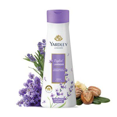 Yardley London English Lavender Moisturising Shower Crème With Natural Floral Essence 250ml