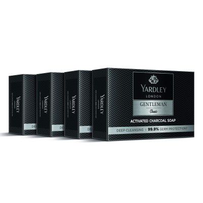 Yardley London Gentleman Classic Activated Charcoal Soap 100g (Pack of 4)