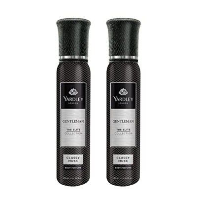 Yardley London Gentleman Classy Musk Body Perfume | 120ml (Pack of 2)