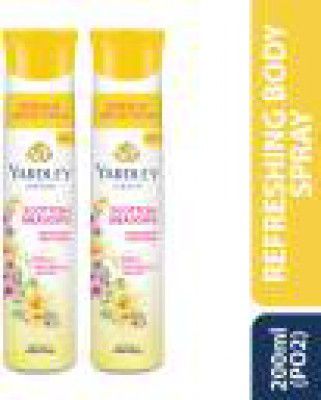 Yardley London Scottish Meadows Refreshing Body Spray 200ml Deodorant Spray - For Women  (400 ml, Pack of 2)