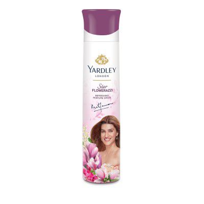 Yardley London Star Flowerazzi Refreshing Perfume Spray, 150 ml (Limited Edition - Kriti Sanon)