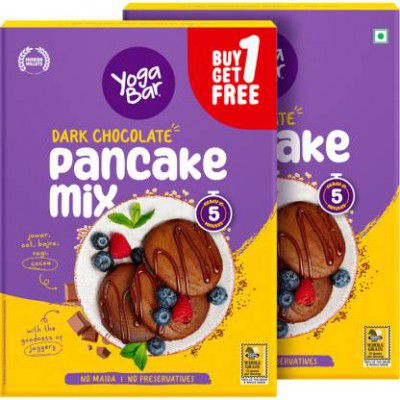 Yogabar Pancake Mix Chocolate - 300g (Pack of 2) Baking Powder  (2 x 150 g)