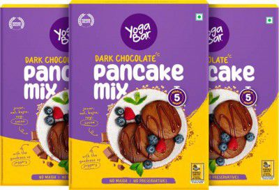 Yogabar Pancake Mix Chocolate - 450g (Pack of 3) Baking Powder  (450 g)