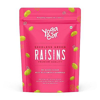 YogaBar Premium Green Raisins 500g | Kishmish