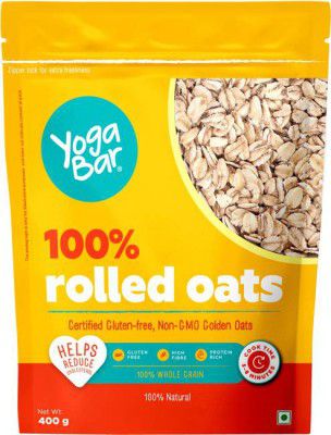 Yogabar Super Oats 100% Rolled Pouch  (400 g)