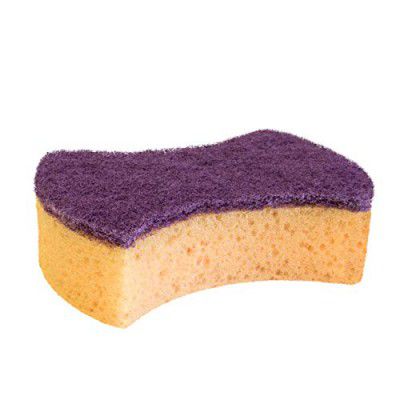 YORK Durable Heavy Duty Premium Anti-Bacterial Sponge Non-Scratch Double-Sided Cleaning Scouring Sponge For Kitchen (034030)