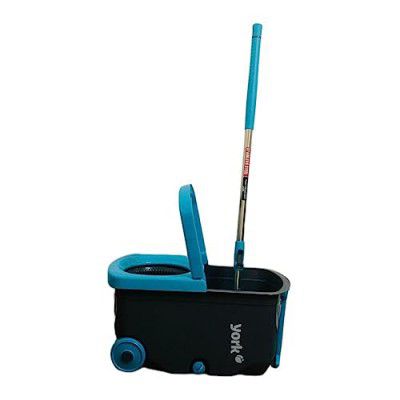 YORK Spin Mop Bucket with Wheel Mop Handle for Floor Cleaning, with a Capacity of up to 15 liters