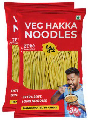 Yu Foodlabs - Veg Hakka Preservative Free Noodles - 300gram - (Pack Of 2)