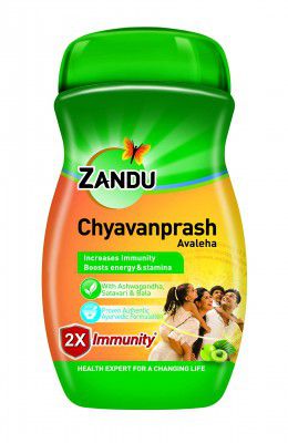 Zandu Chyavanprash Avaleha - 450g, 2X Immunity, Ayurvedic chyawanprash to build Strength and Stamina