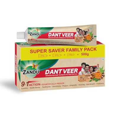 Zandu Dantveer, 500g, | Fights 9 dental problems