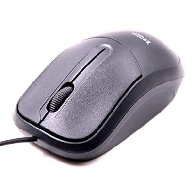 Zebion Dazzle USB Mouse with Latest Optical Technology, 800 DPI Resolution, Ergonomic Design, Smooth Low-Friction Movements and Comfy Palm Fit