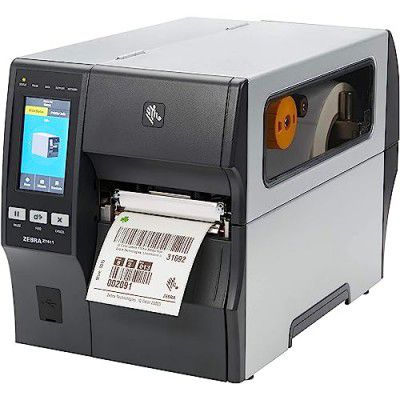 ZEBRA ZT411 Bluetooth Thermal Shipping Label Printer 4.09 inches 300 DPI Barcode Receipt Commercial with 4.3-inch Color Touch Display with Intuitive Menu for Quick Operation and Settings Management