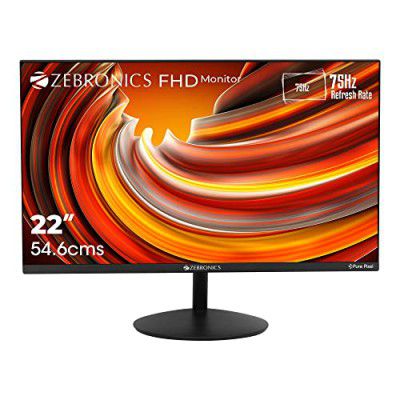 ZEBRONICS 22" inch 75Hz Monitor ZEB-S22A