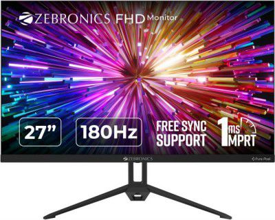 Zebronics 27" IPS Panel 180Hz ZEB-S27A Gaming Monitor