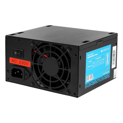 Zebronics 450W Black Gold Power Supply with 3X SATA connectors, 2X Molex, 80mm Built-in Fan, Extra Long Cables, 1.2 Meter Power Cable and Suitable for Regular use Computers