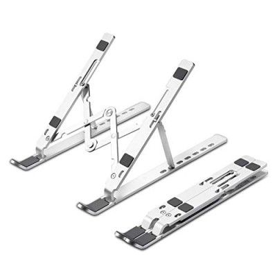 ZEBRONICS Aluminium Alloy Laptop Stand, Zeb-NS2000 (Silver)