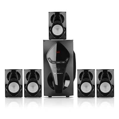 ZEBRONICS BT7591RUCF 5.1 Home Theater Speaker with 5.25" Subwoofer, 95W RMS Powerful Bass, Bluetooth 5.0 & LED Display