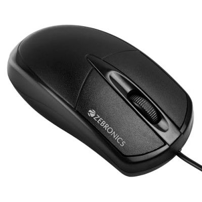 ZEBRONICS Byte Wired Optical Mouse with 3 Buttons