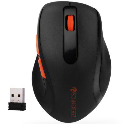 ZEBRONICS Curve High Precision Mouse with 6 Buttons