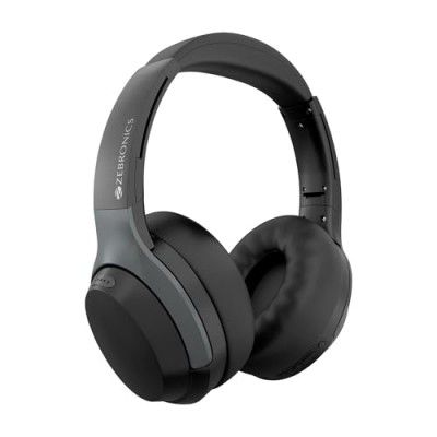 ZEBRONICS Duke Plus, Wireless Over Ear Headphone with ANC