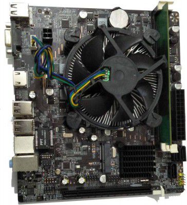 ZEBRONICS H61 Mboard + i5 3470 Processor + 4GB DDR3 Ram + CPU Fan Motherboard