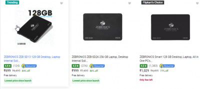 Zebronics Internal SSD Upto 87% Off | Starts ₹699