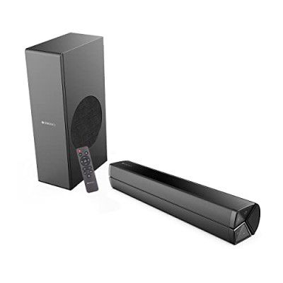 ZEBRONICS Juke BAR 100A Compact Soundbar with Subwoofer, 60W RMS Output, Powerful Bass