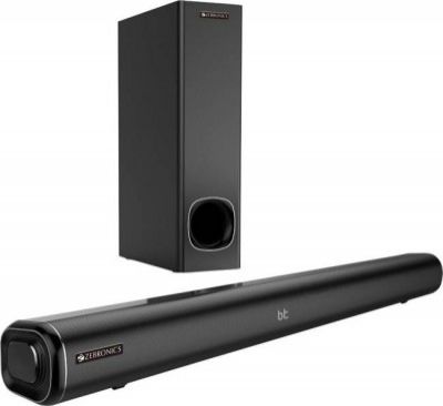 ZEBRONICS Juke bar 4000 100 W Bluetooth Soundbar (Black, 2.1 Channel)