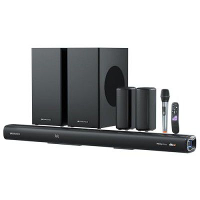 ZEBRONICS Juke BAR 9900, Soundbar with Dual Wireless Subwoofer RGB LED